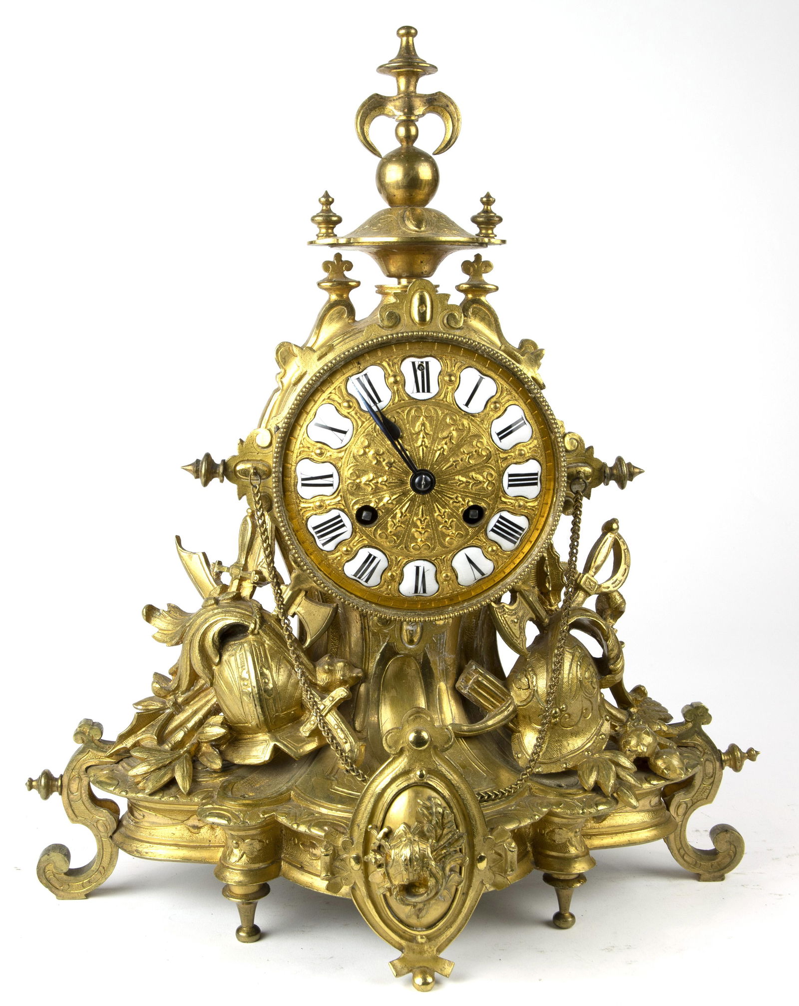 A French Louis XV style mantle clock (1 of 5)