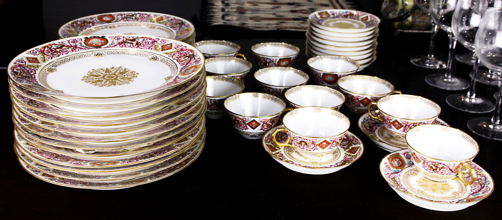 A Sevres Louis Phillippe style Chateau of Fontainebleau (1 of 6)