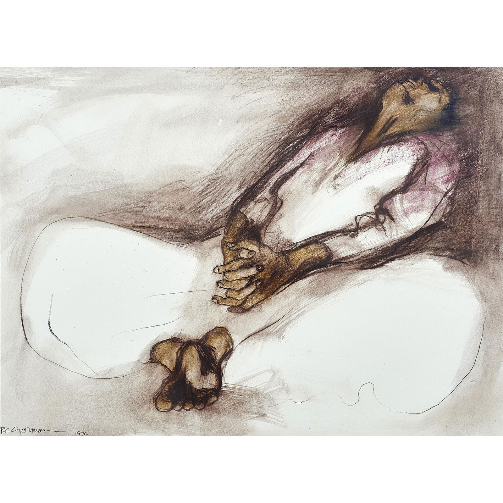 Watercolor, R.C. Gorman (1 of 4)