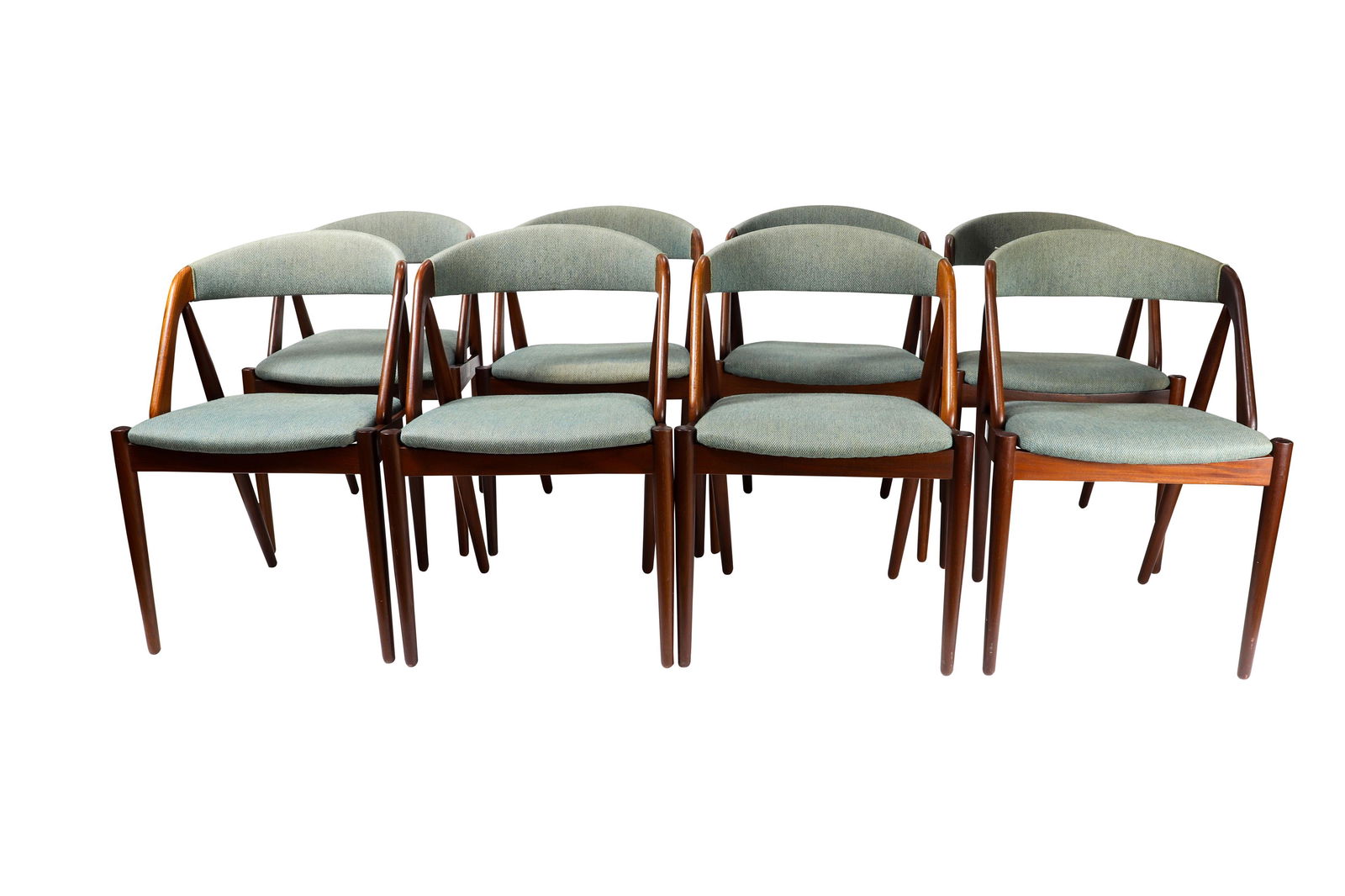 A group of Danish Modern Kai Kristiansen teak dining (1 of 4)