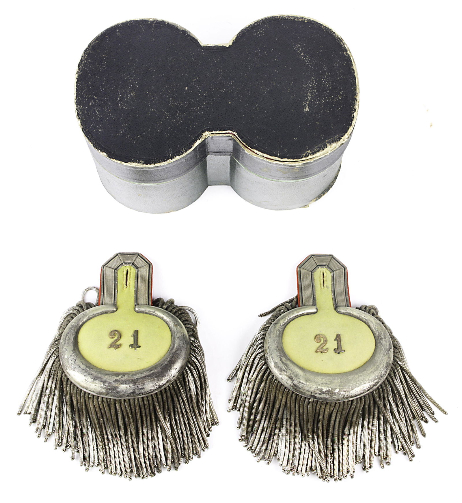 A pair of German full dress epaulettes, W (1 of 2)