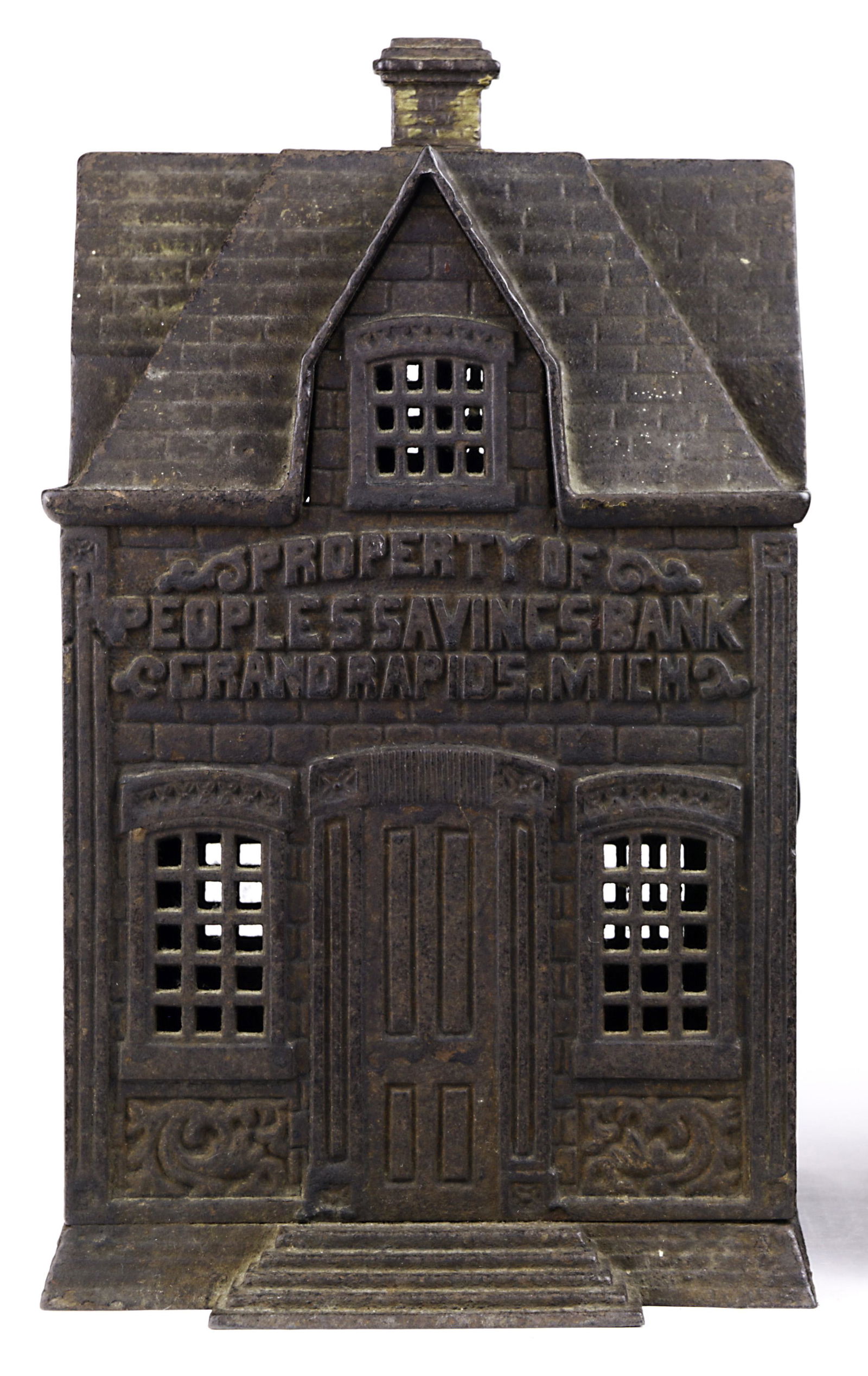 A large cast iron Grand Rapids People's Savings Bank (1 of 4)