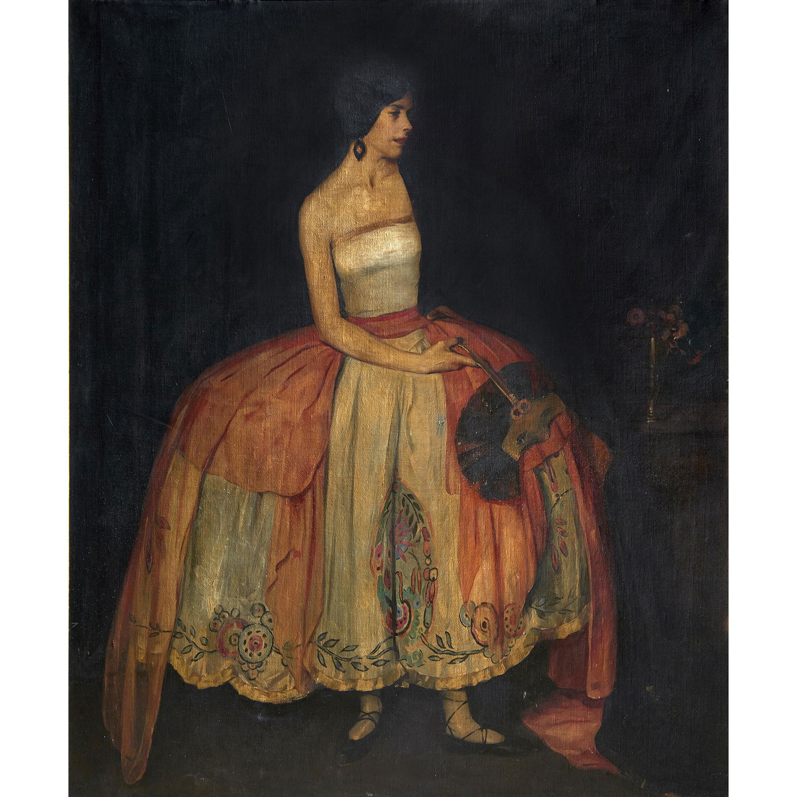 Painting, Maurice Molarsky, Portrait of Pauline Viardot (1 of 4)