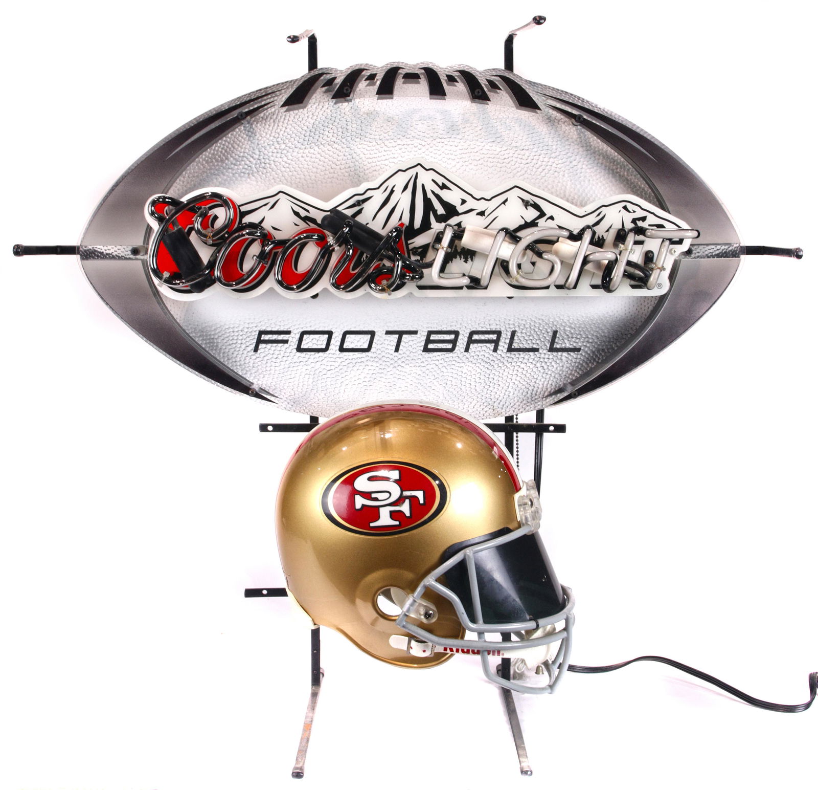Coors Light 49ers neon sign (1 of 2)