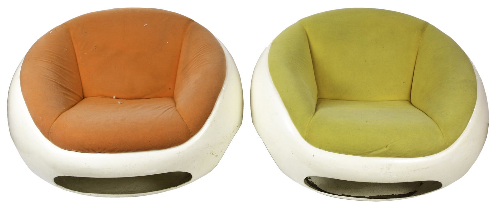 A Pair of Eero Aarnio Finnish style fiberglass (1 of 3)