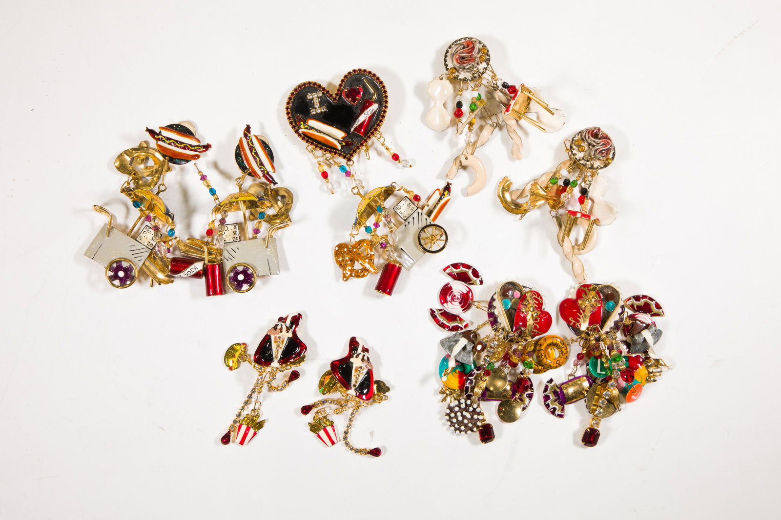 A collection of enameled costume jewelry, Lunch at The (1 of 1)