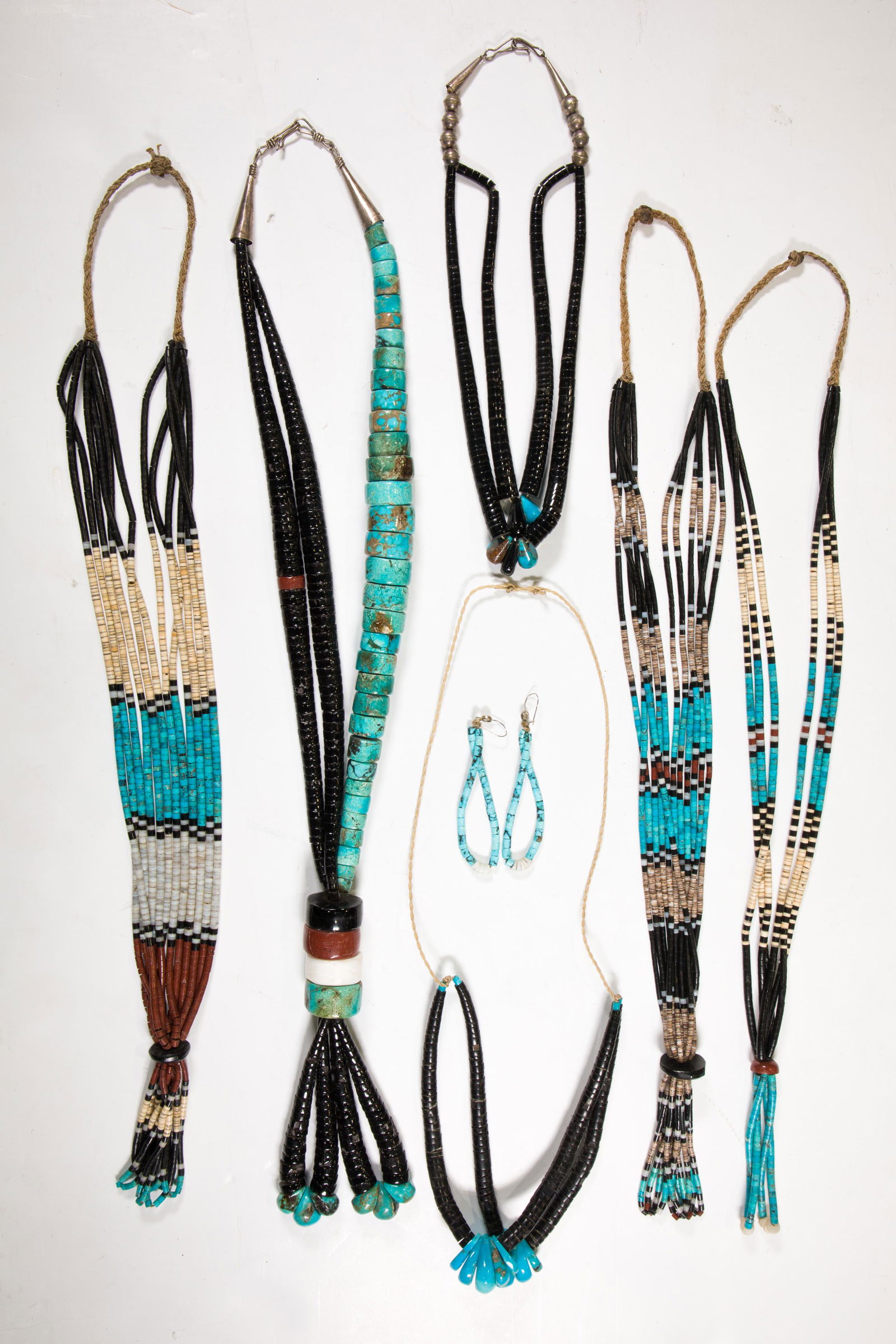 A group of turquoise and heishi jewelry (1 of 1)