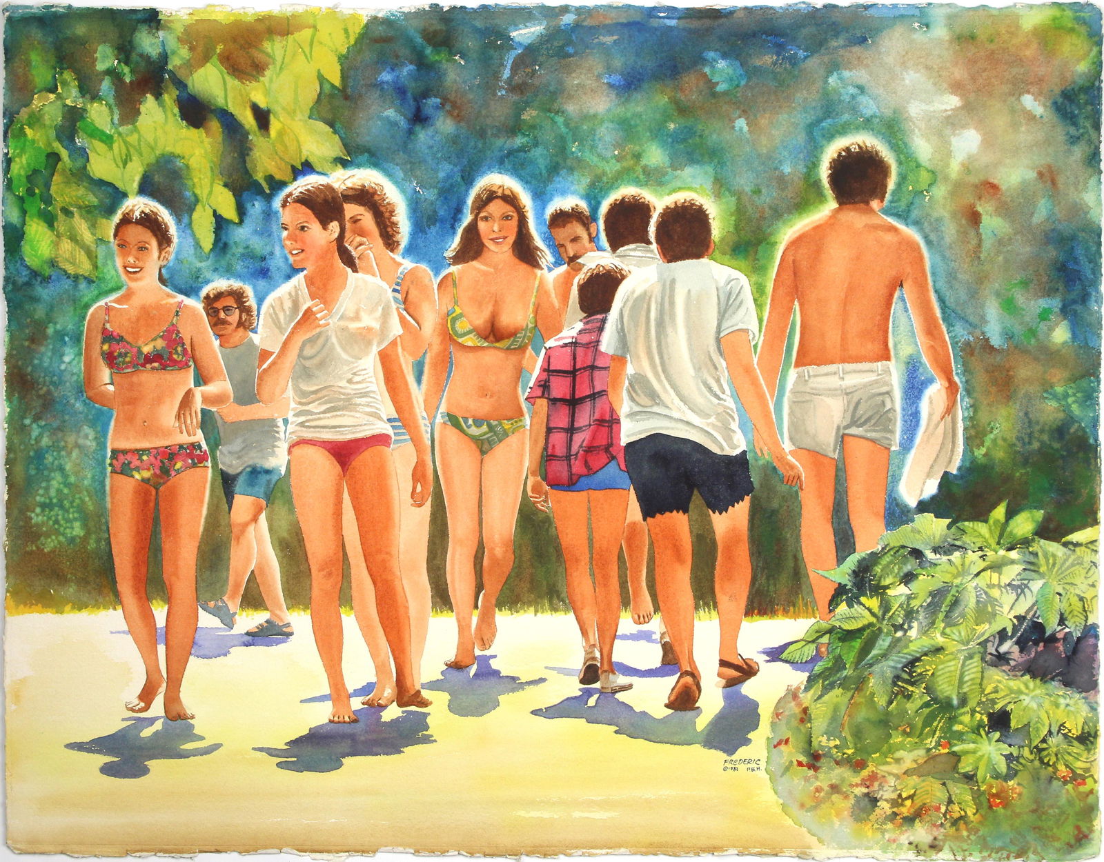 Watercolors, Joseph E. Frederic (1 of 4)