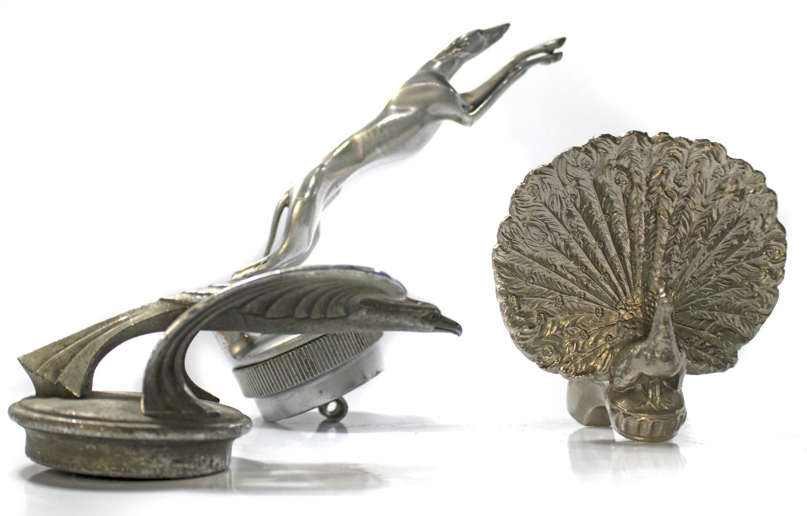 (lot of 3) Chrome animal form mascots (1 of 1)