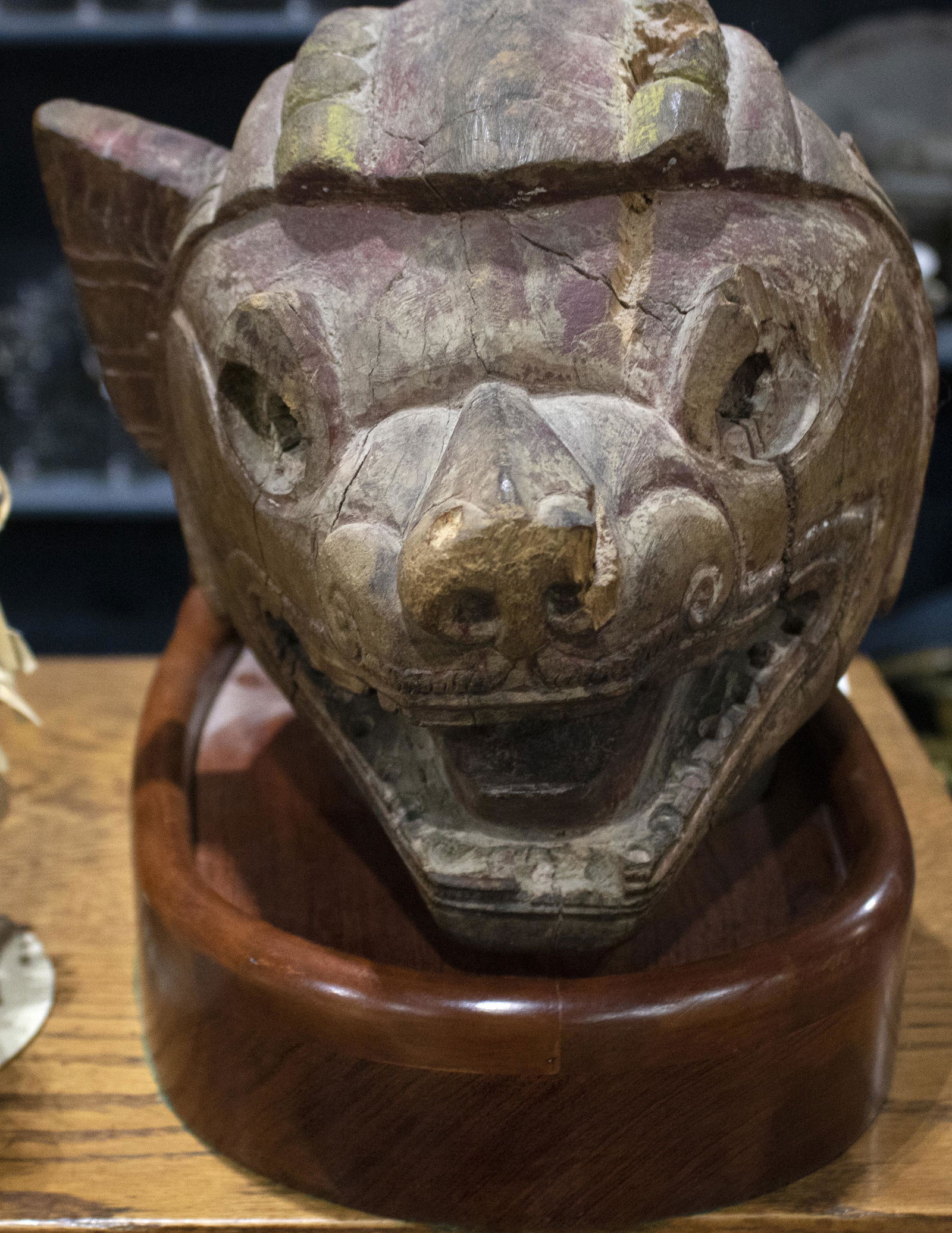 A Southeast Asian polychrome decorated figural (1 of 1)