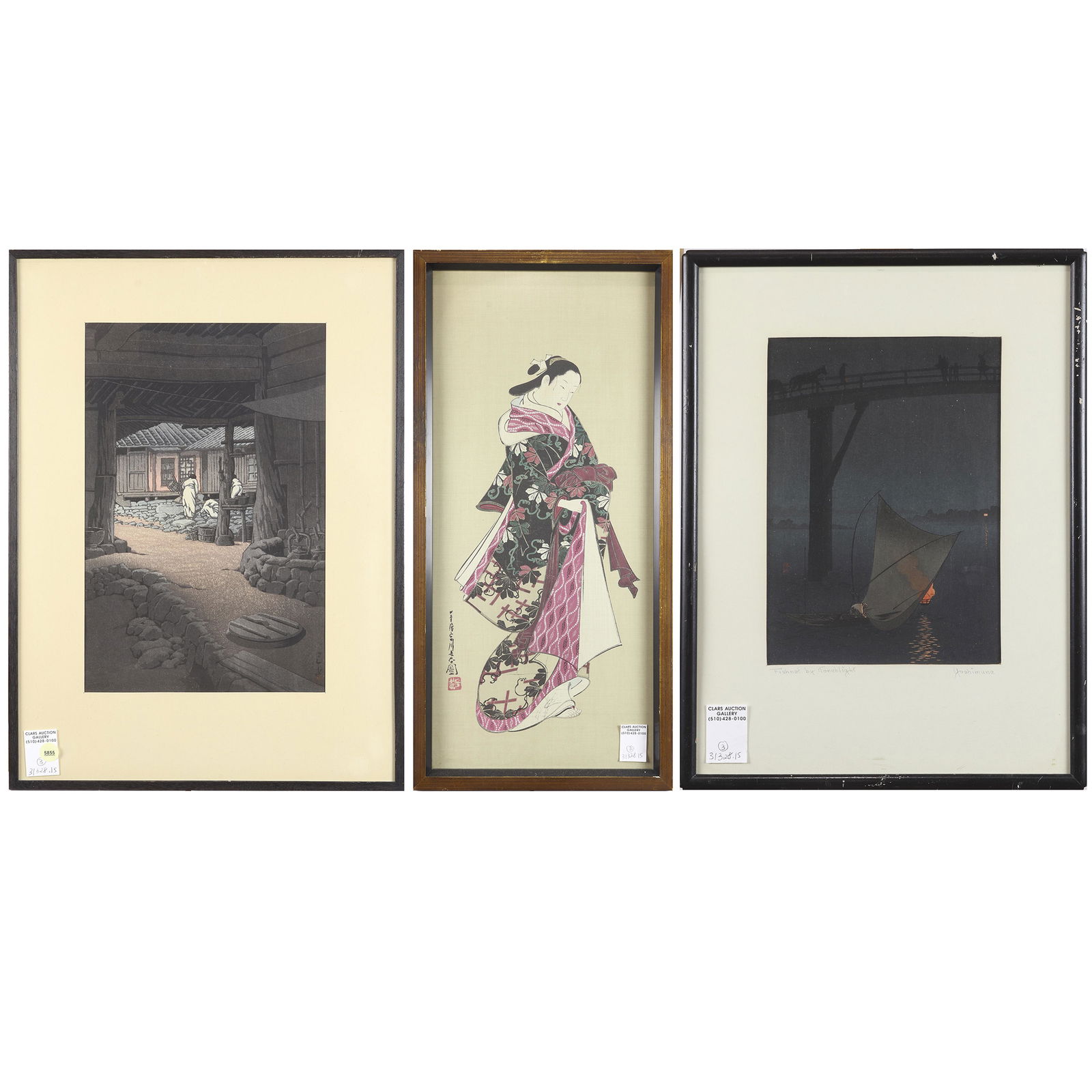 (lot of 2) Japanese woodblock prints (1 of 1)