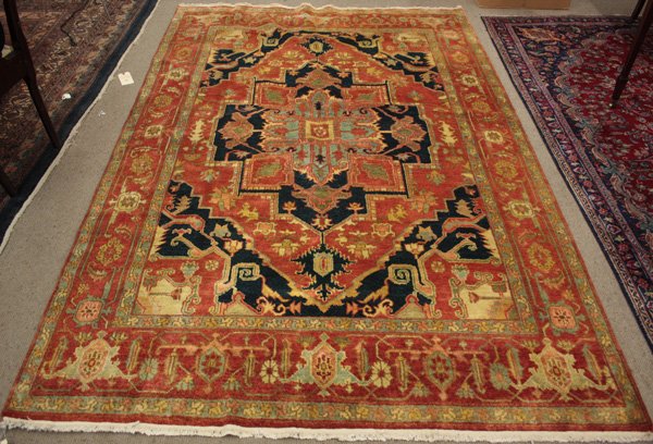 Agra Serapi rug: Agra Serapi rug, 6 x 8'10''