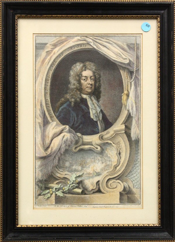 Engravings, Houbraken, Alexander Pope, Earl Orfor
