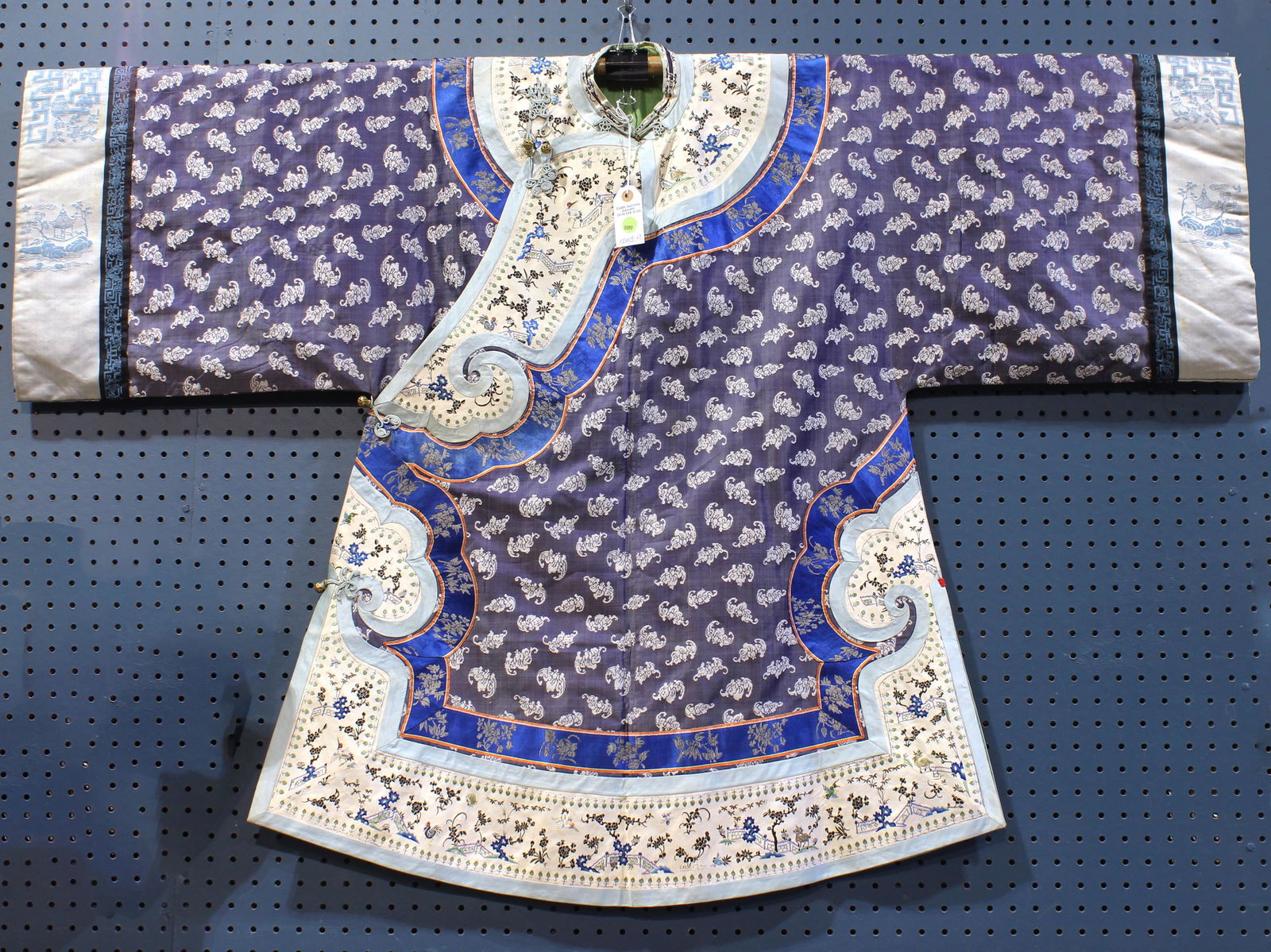 Chinese woven purple ground lady's informal robe (1 of 2)