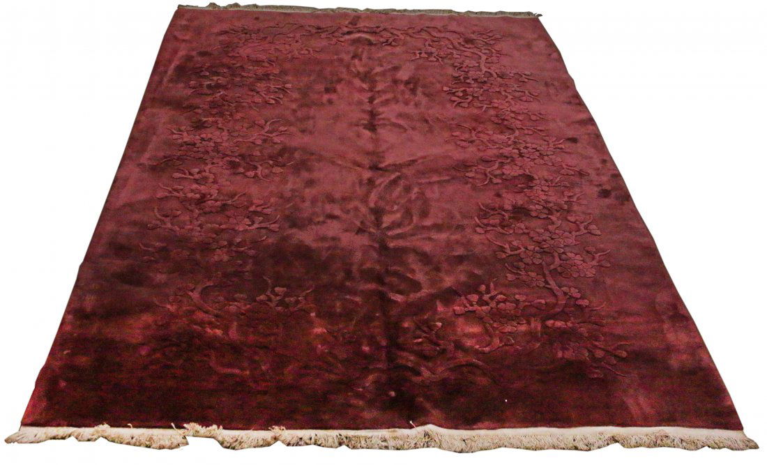 An Art Deco Harkraft sculpted carpet (1 of 4)