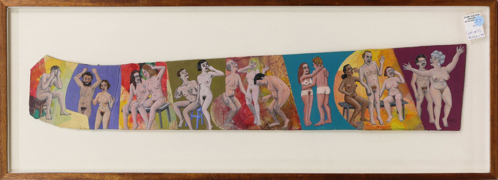 Paintings, Two Nudes and a Graven Image and Naked Party (1 of 4)
