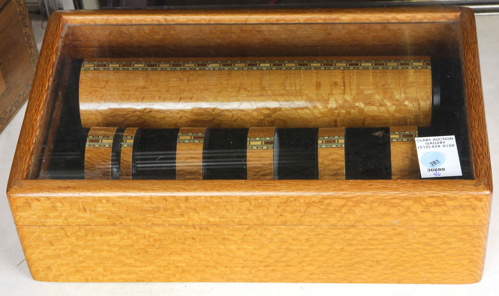 Contemporary artisan made cased inlaid wood (1 of 1)