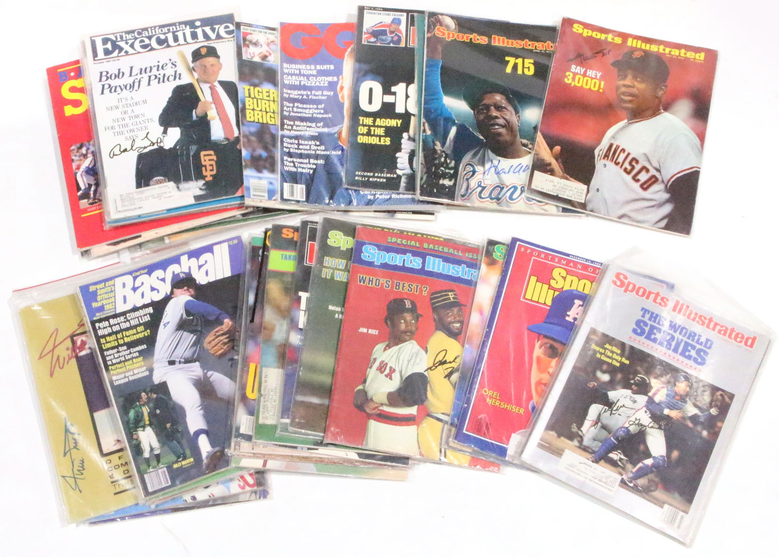 (lot of approx. 40) Sports Illustrated magazines and (1 of 1)