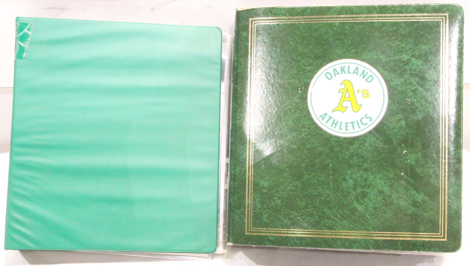 (lot of 2 binders)  Baseball ephemera group (1 of 3)
