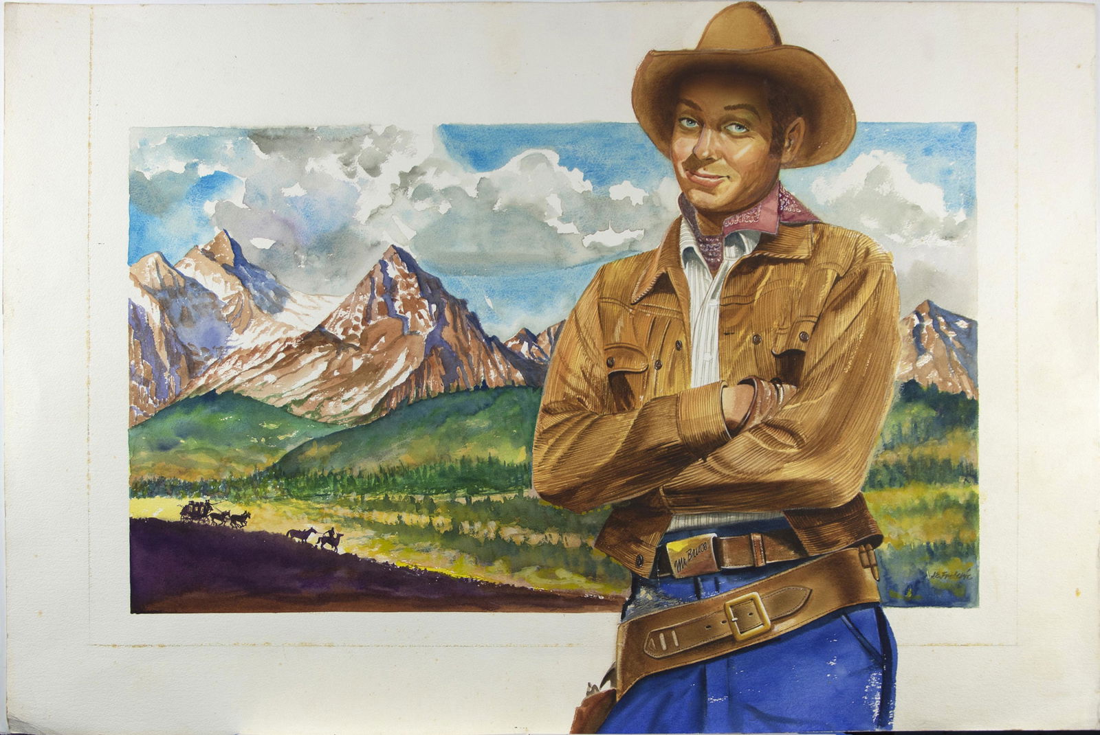 Watercolor, Joseph E. Frederic (1 of 1)