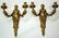 2295: Pair of gilt bronze wall sconces - 2