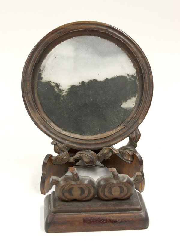 Chinese Marble Inlaid Wood Screen