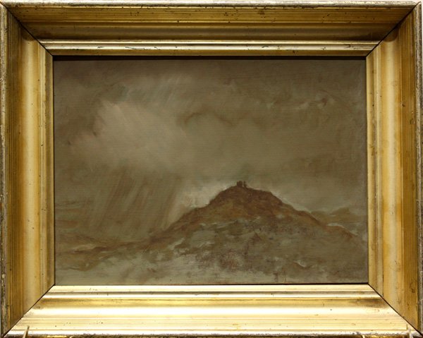 Painting, Mountain with Fog and Rain
