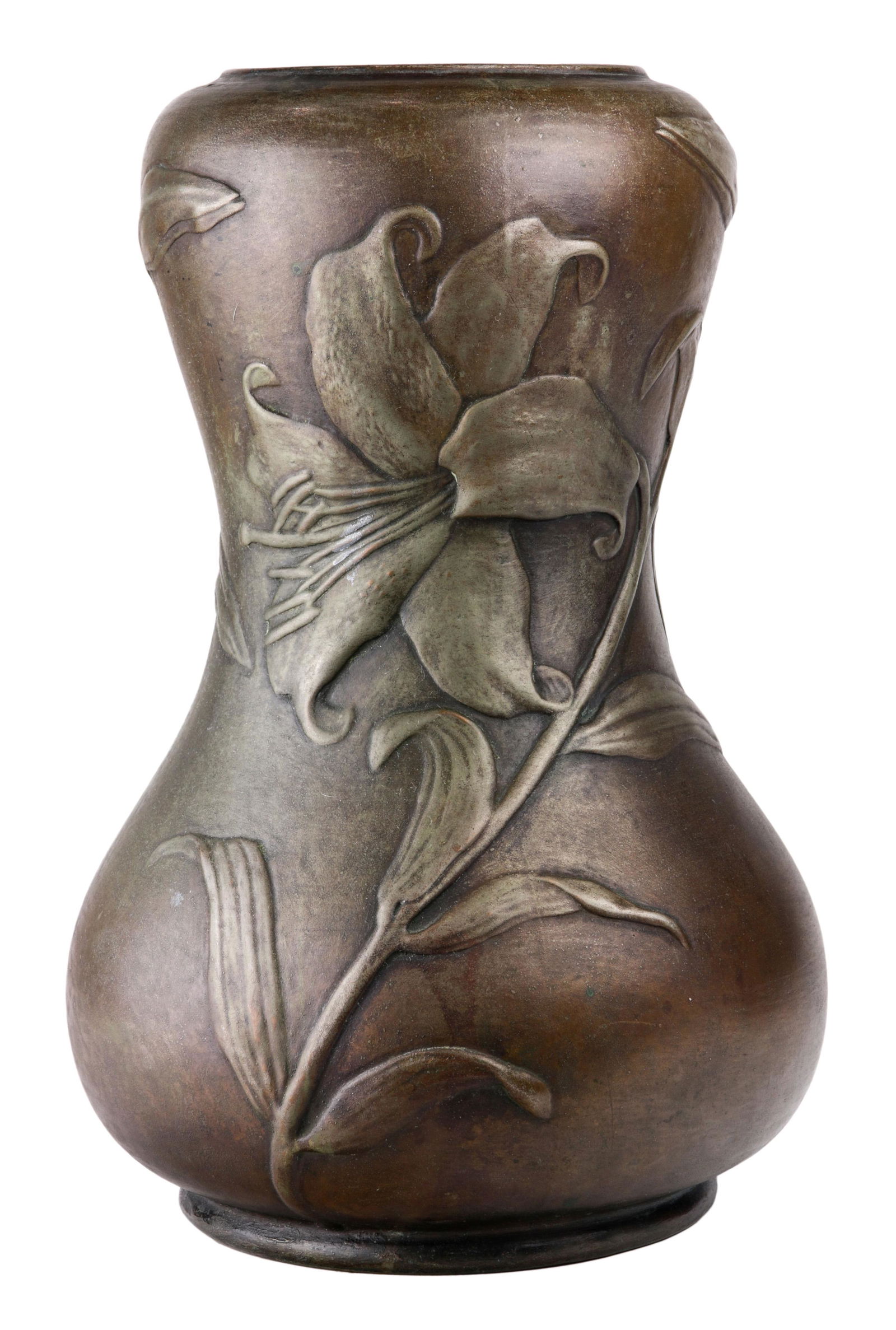 A Louis Comfort Tiffany Favrile bronzed earthenware (1 of 7)
