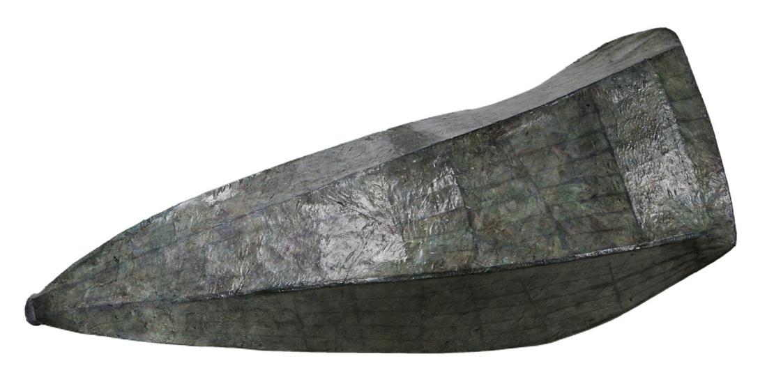 Sculpture, Creighton Michael: Creighton Michael (American, b. 1949), "Taliesin," circa 1987, paper, lead, tin, and wood sculpture, overall: 71.5"h x 33.75"w x 23"d. Provenance: Nohra Haime Gallery (New York, NY); Private Collectio