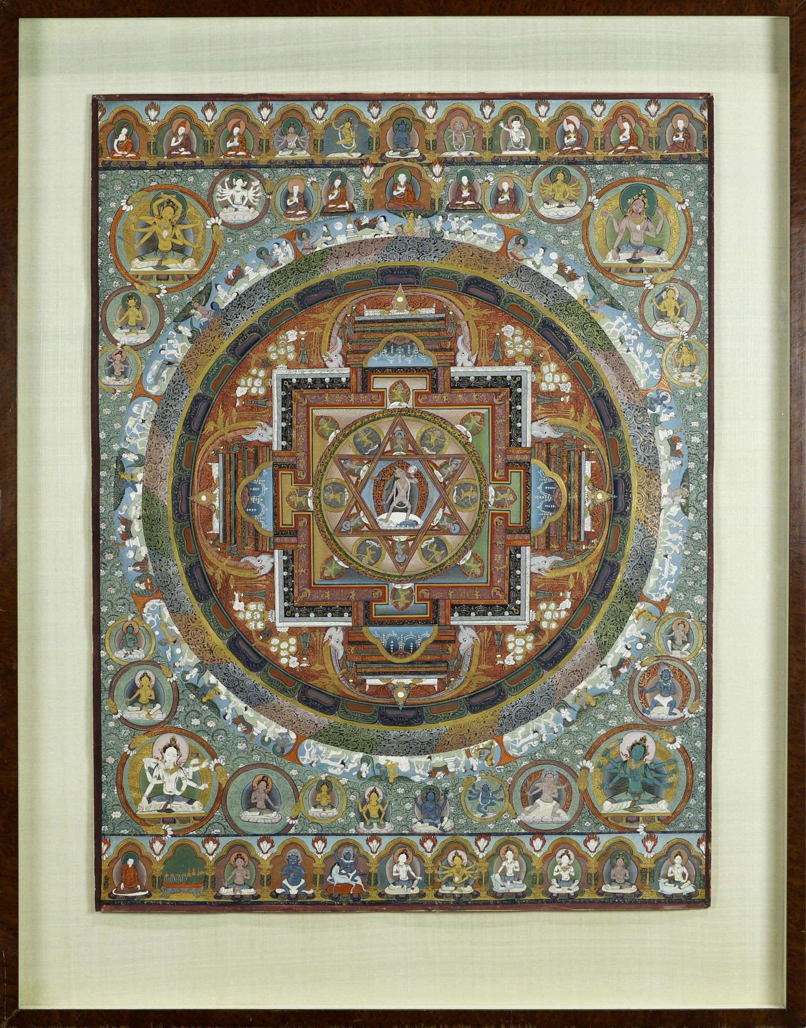 Tibetan mandala thangka of Vajrayogini (1 of 5)