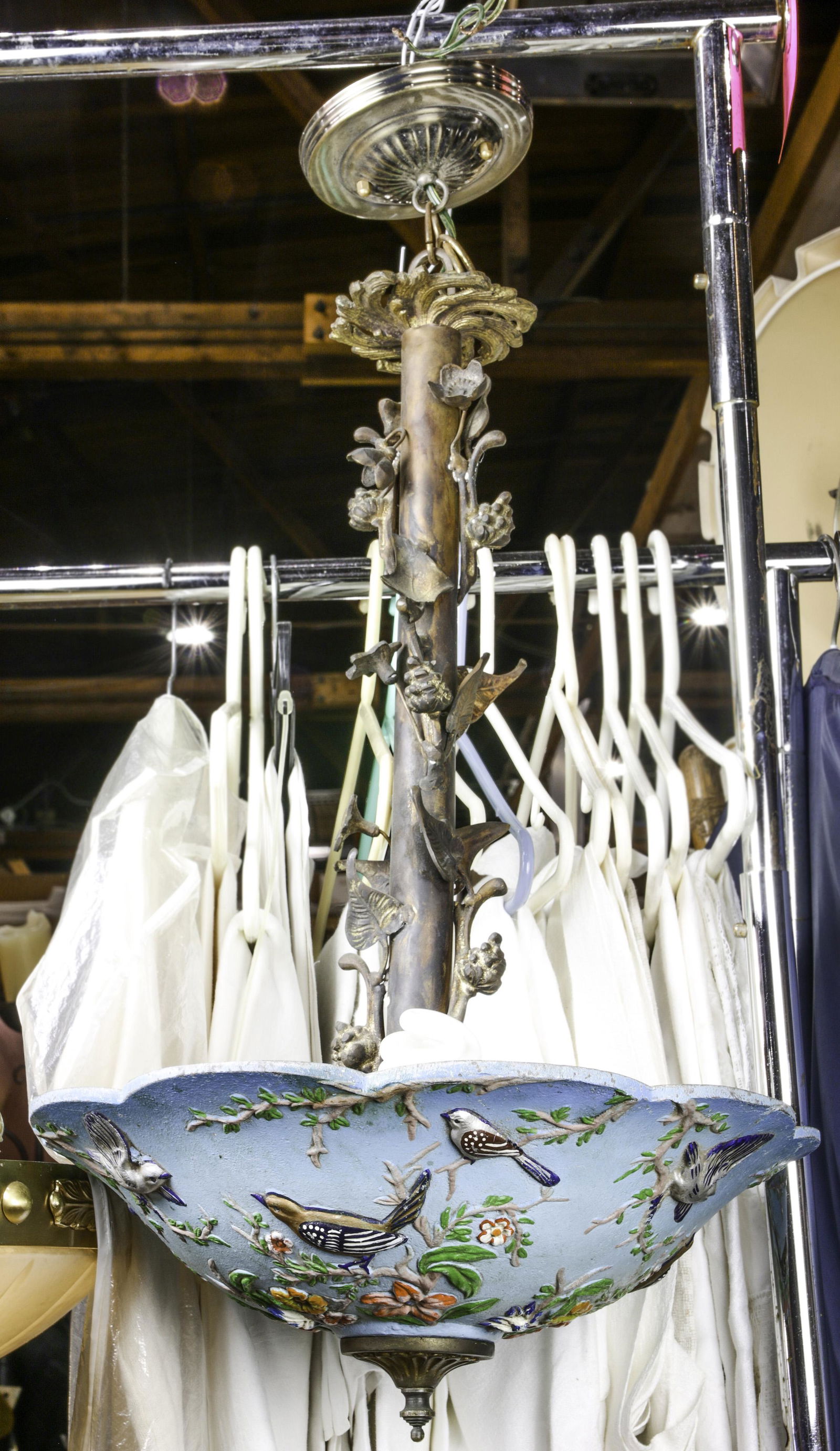 A Victorian style hanging chandelier (1 of 1)