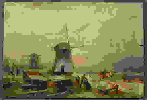 Painting, Albert Jurardus Van Prooijen, Winter