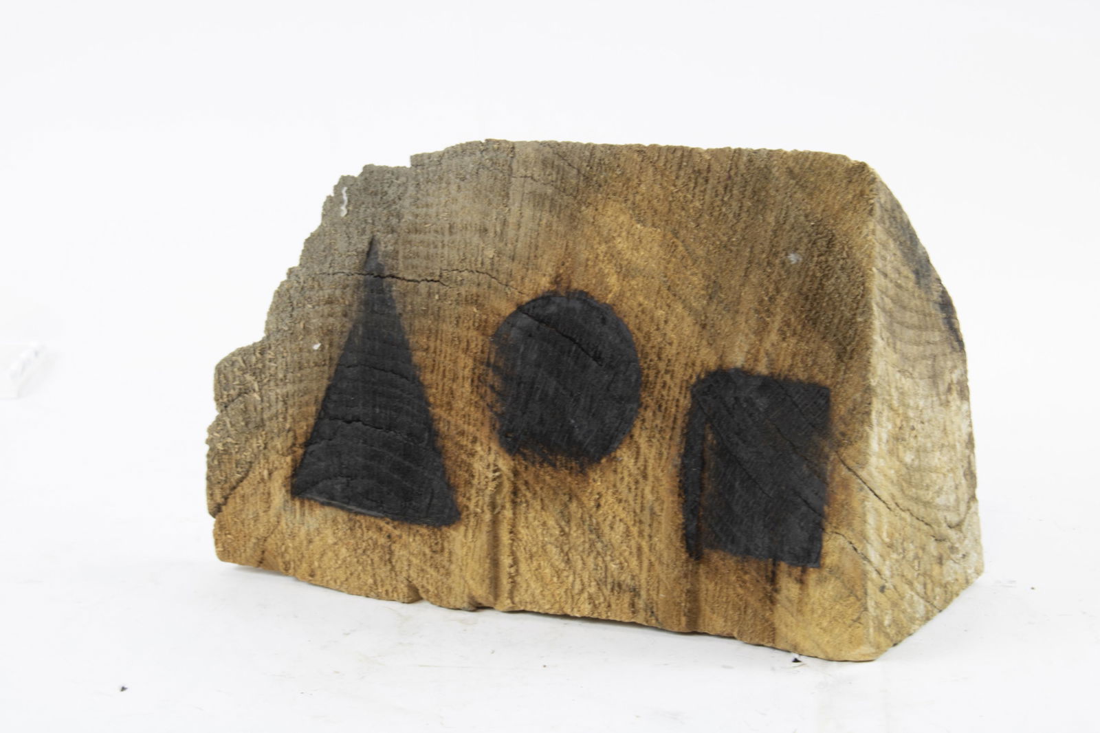 Sculpture, David Nash: David Nash (British, b. 1945), Untitled, burned wood sculpture, signed and dedicated verso, overall: 7.5"h x 11"w x 4"d