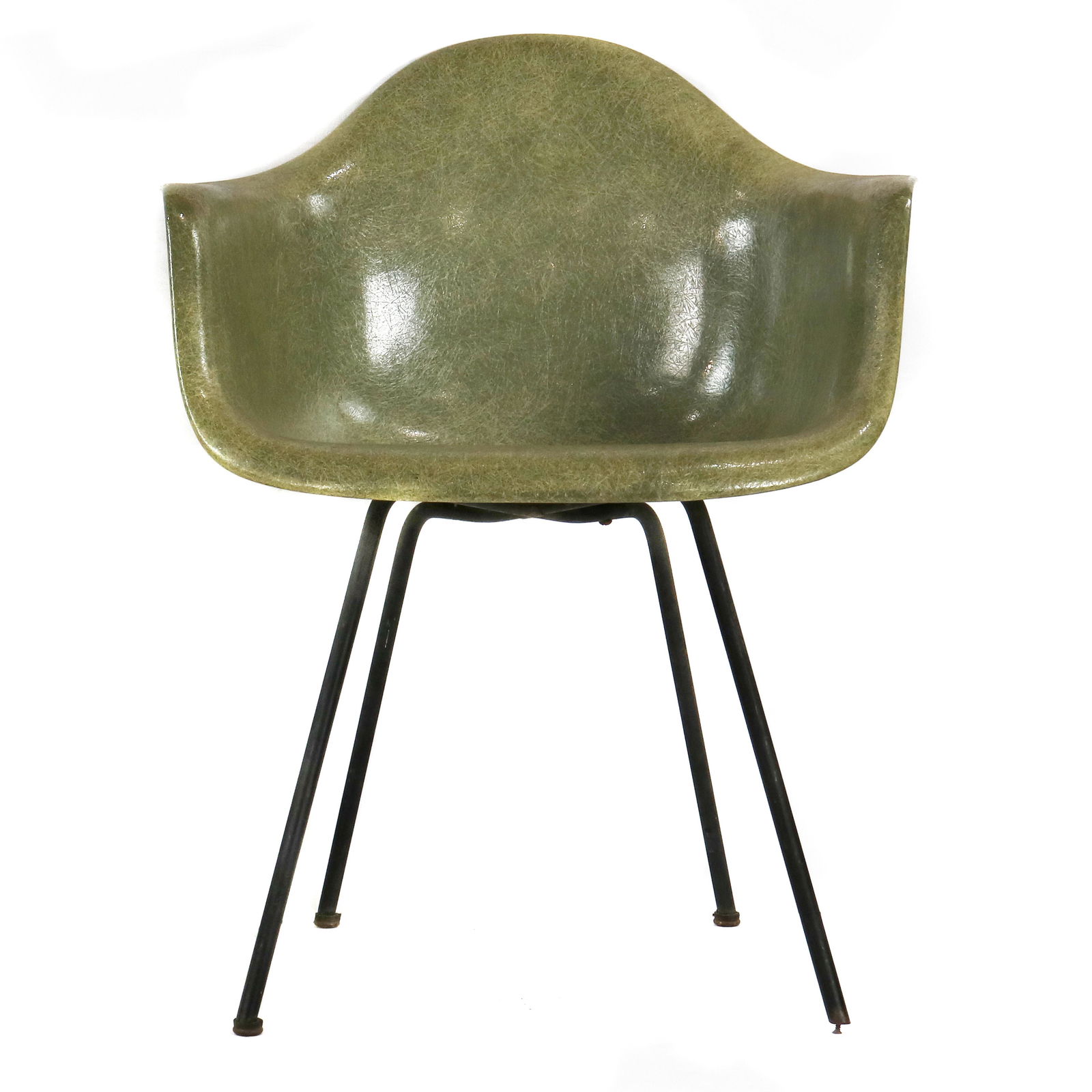 A Charles and Ray Eames Zenith DAX Sea Foam rope edge (1 of 5)