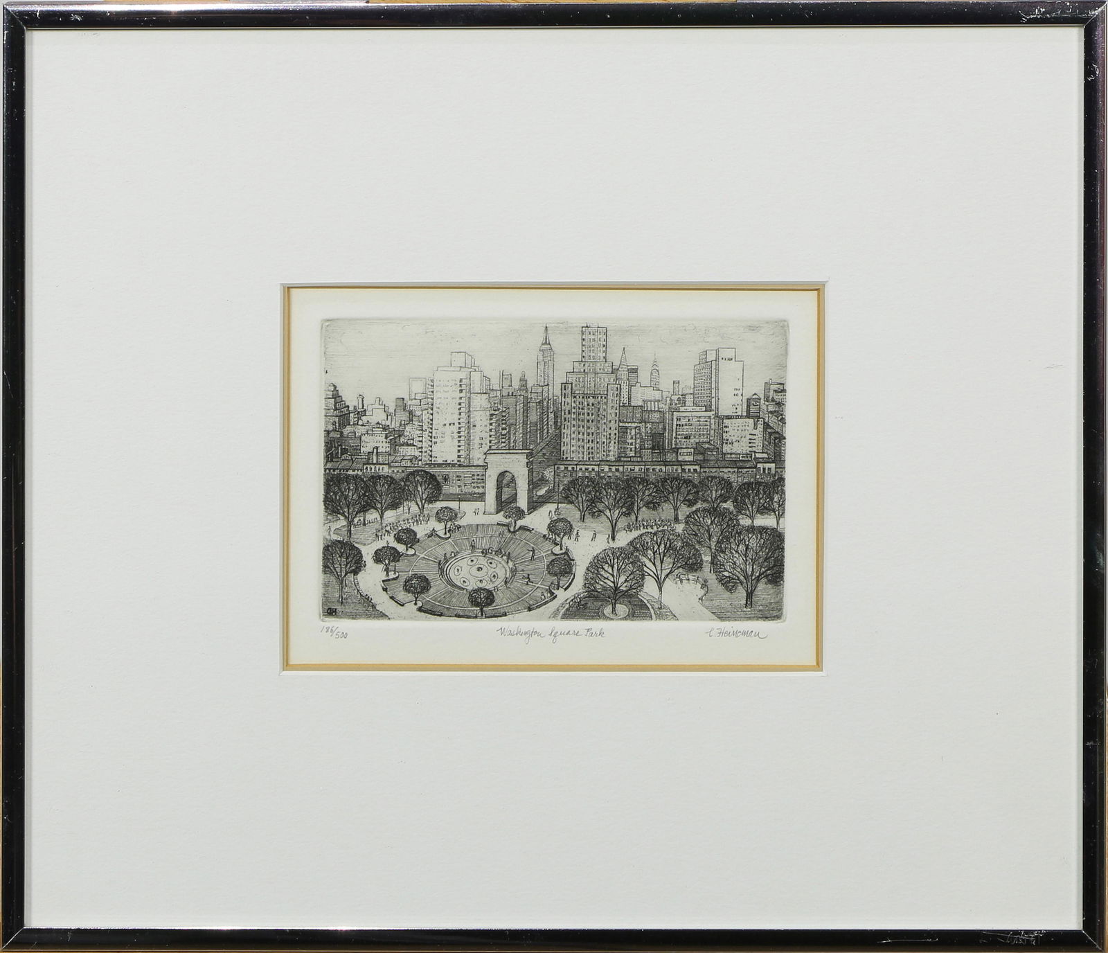 Prints, Washington Square Park and The Plaza (1 of 2)