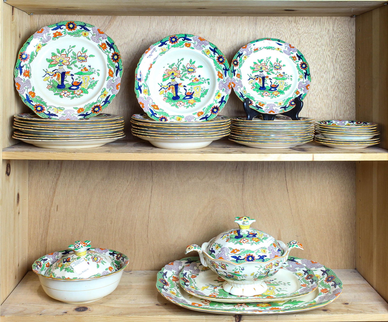 (lot of 41) Mason's Imari Ironstone Set (1 of 1)