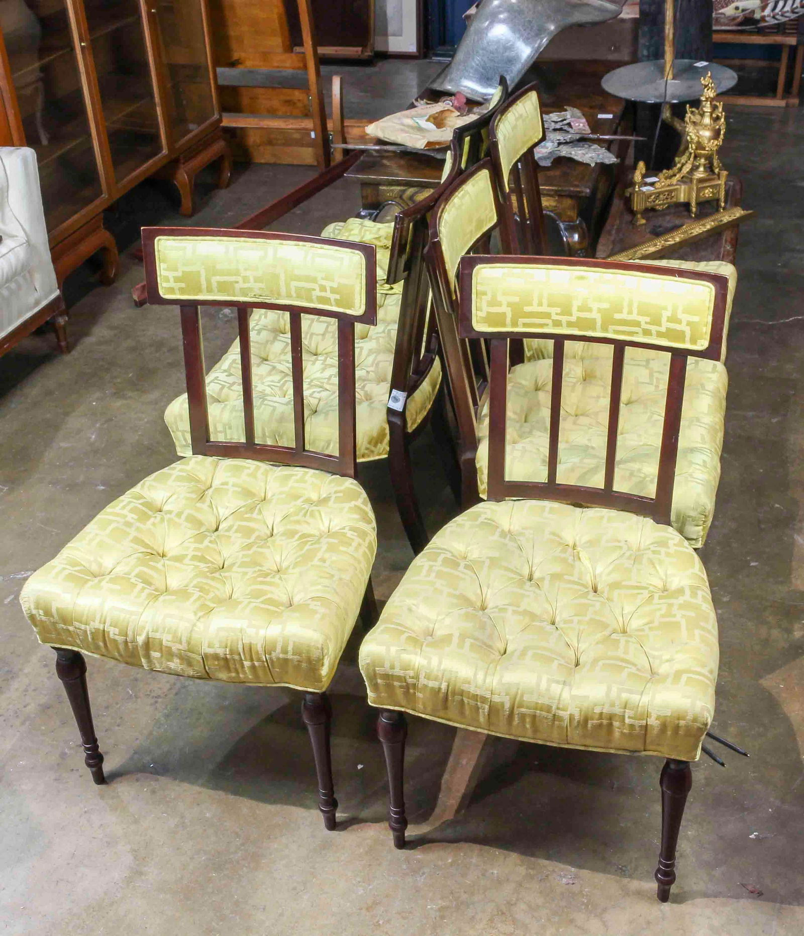 (lot of 6) A T.H. Robsjohn-Gibbings style dining chairs (1 of 1)