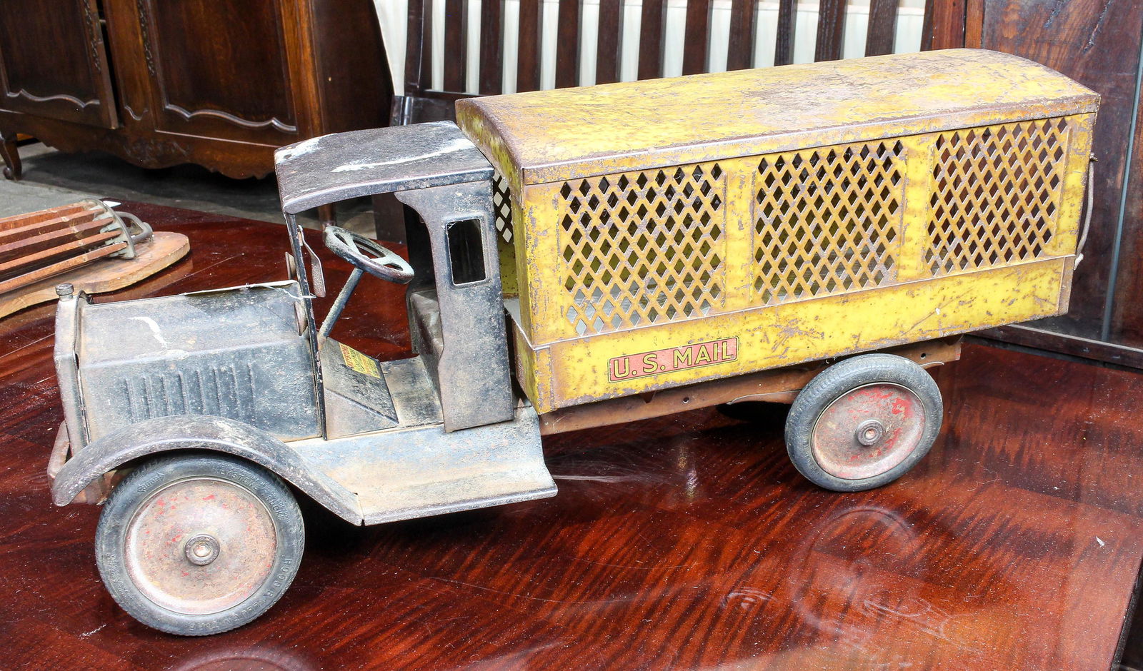 Vintage Keystone model tin box truck 25"l (1 of 1)