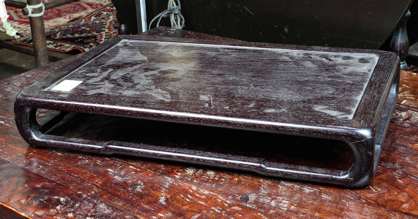 Chinese hardwood table form wood stand (1 of 1)