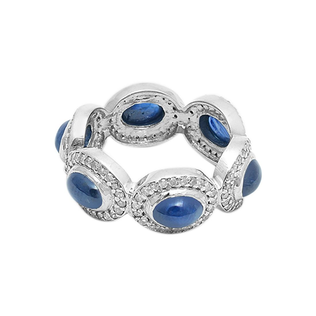A sapphire and diamond ring (1 of 2)