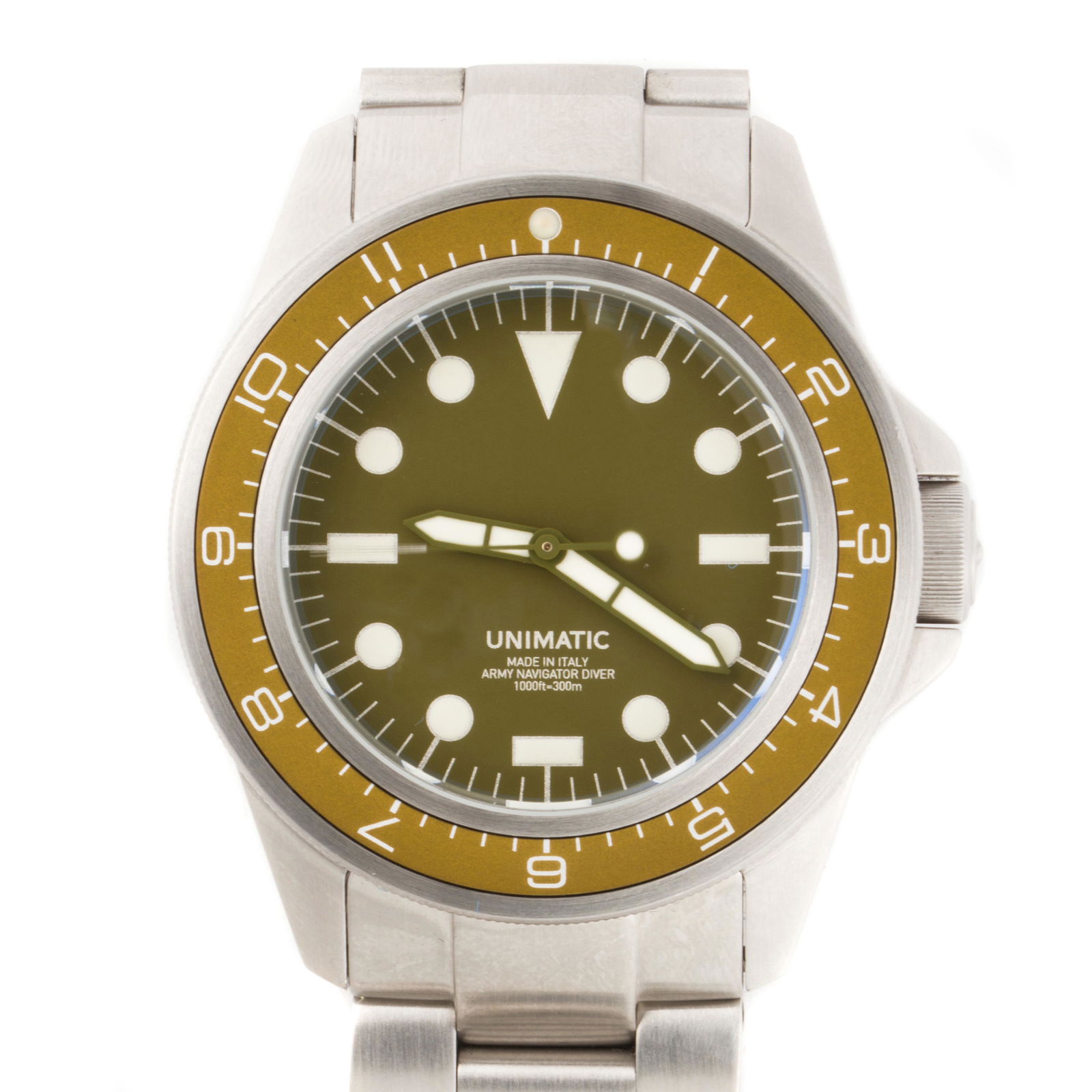 A stainless steel wrist watch, Army Navigator Driver, (1 of 1)