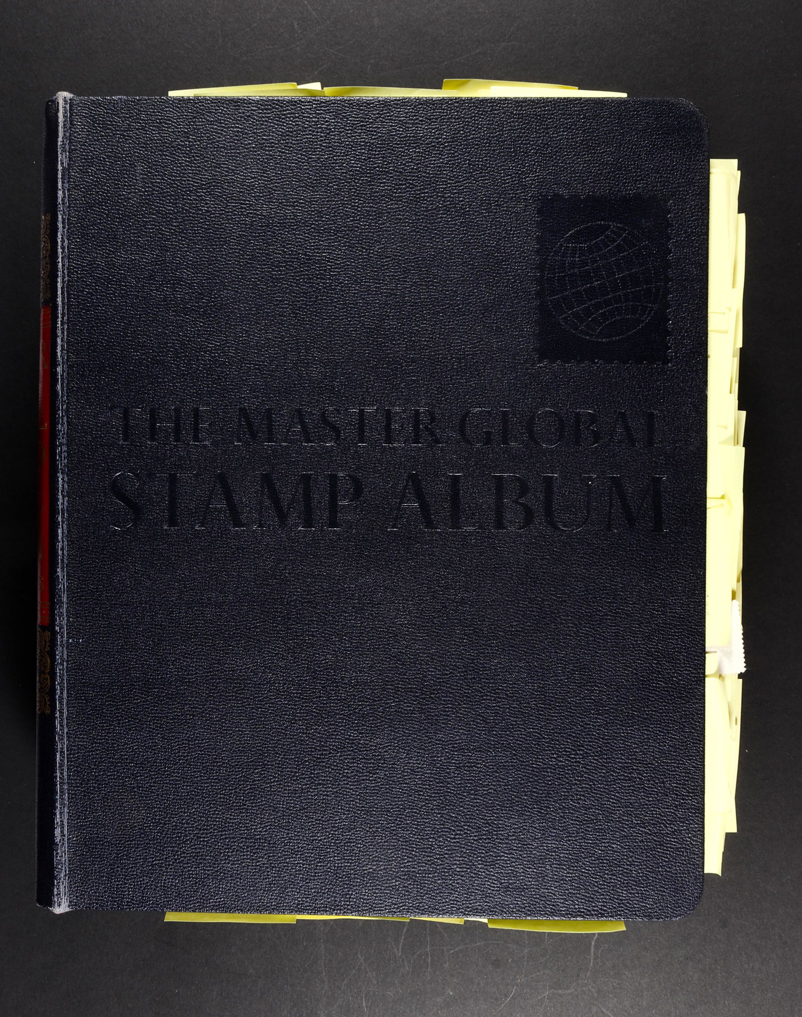 Master Global stamp album with partial (1 of 4)