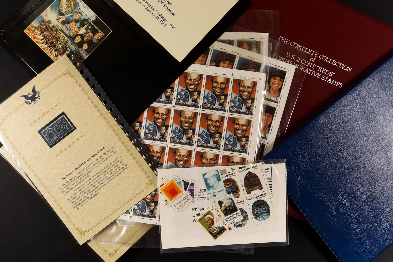 Stamps: 2 cent red stamp; 1893 columbia exp cancelled (1 of 11)