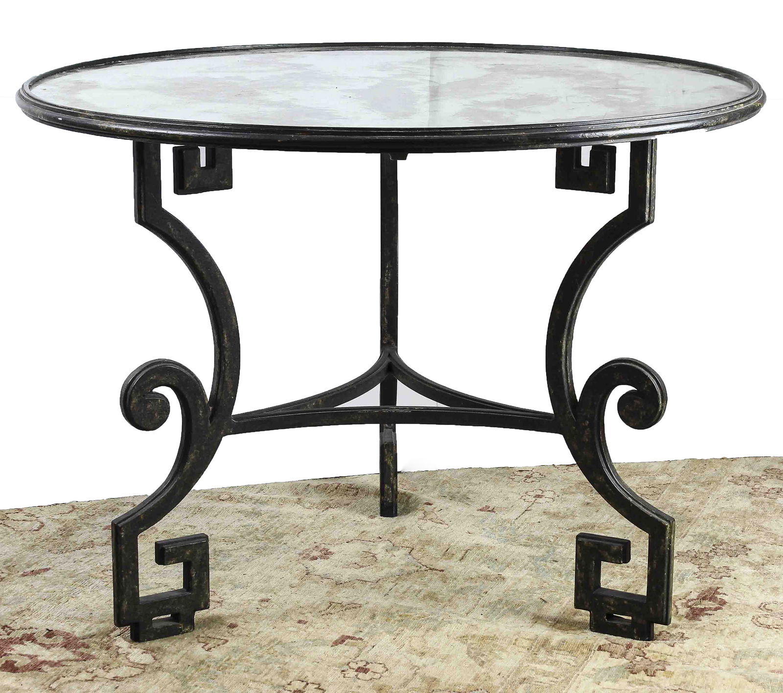 A Hollywood Regency style mirrored breakfast table (1 of 4)