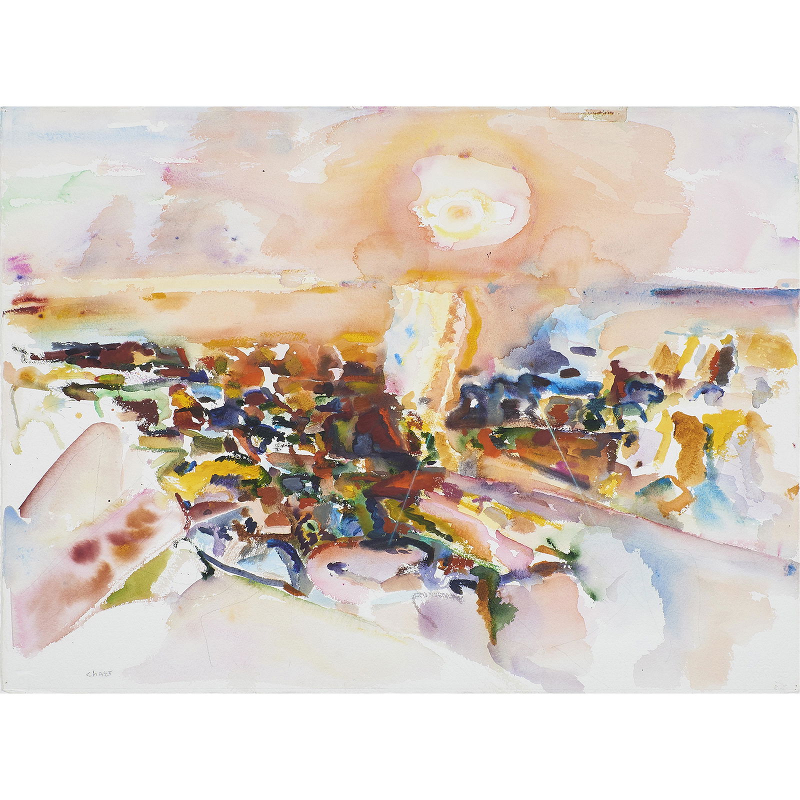 Watercolor, Bernard Chaet (1 of 4)