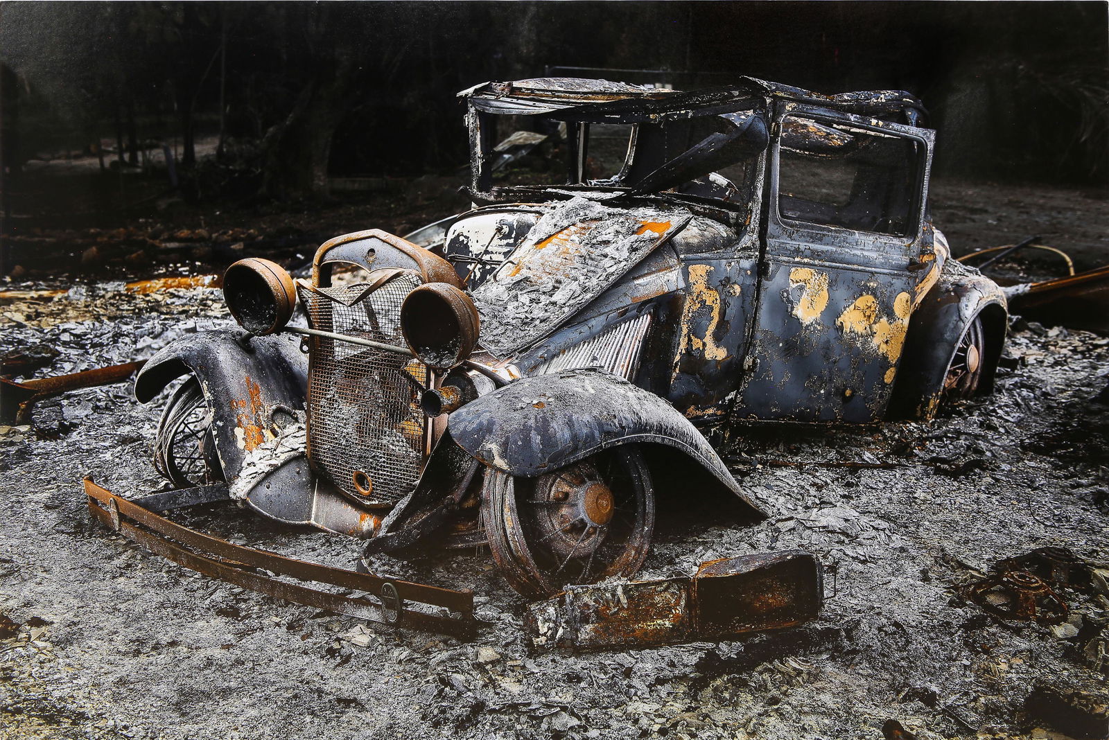 Photograph, Scott Maddern: Scott Maddern (American, b. 1970), "1931 Ford Model A Coupe," 2017, chromogenic print, image (unframed): 40"h x 60"w. Note: The proceeds from the sale of this work to benefit Oakland Art Murmur (Oakla