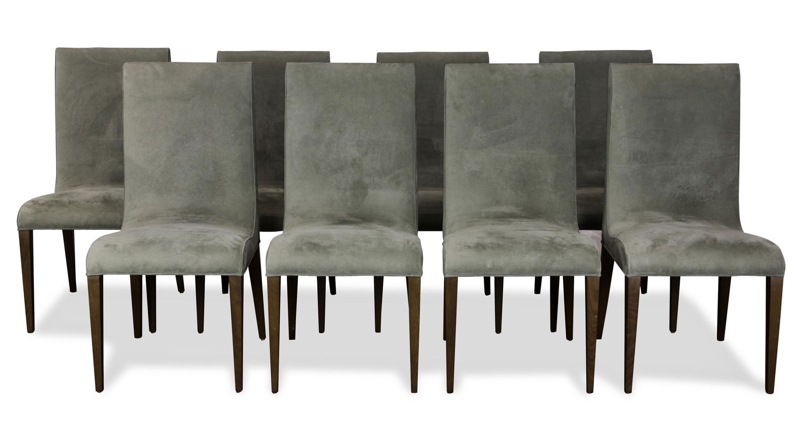 (lot of 8) Moderne high back Ceylon side chairs (1 of 3)