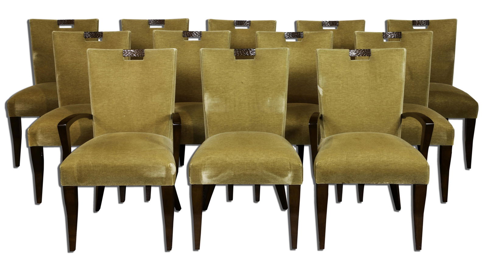 (lot of 12) Berman-Rosetti dining chairs (1 of 3)