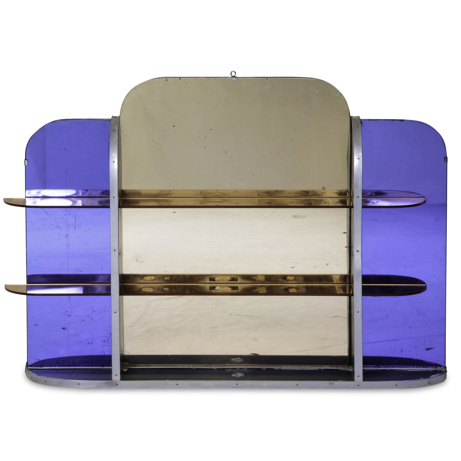 A period Art Deco hanging open shelf (1 of 4)