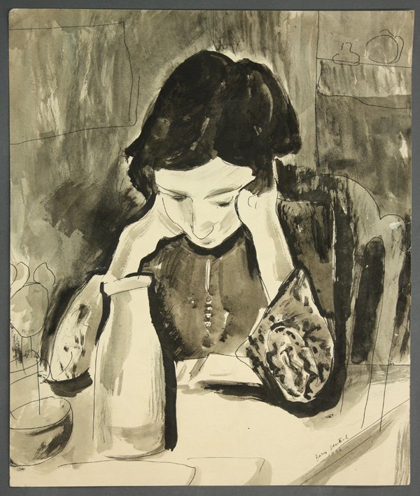 Works on Paper, Boris Deutsch, Figural Subjects: (lot of 11) Unframed works on paper including etchings, drawings, and watercolors, consisting of Figural works and studies, by Boris Deutsch (Californian, 1892-1978), many signed and dated, largest ov